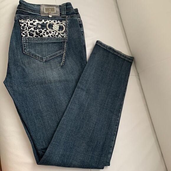 L.A. Idol Embellished Women’s Jeans Size 13. W35 L31,5 - Picture 11 of 11